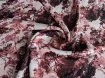 Креп шелковистый полевая композиция, фрезовый - интернет-магазин tkani-atlas.com.ua