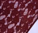 Гіпюр блиск великий орнамент, бордо - фото 3 - інтернет-магазин tkani-atlas.com.ua