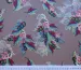Шелк Армани радужные цветы, бежево-лиловый - фото 4 - интернет-магазин tkani-atlas.com.ua