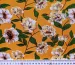 Штапель твил цветочная композиция, морковный - фото 4 - интернет-магазин tkani-atlas.com.ua