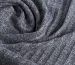 Трикотаж меланжевый с блеском полоска, серый - фото 3 - интернет-магазин tkani-atlas.com.ua