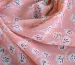 Шифон креповый цветочная нежность, пудренный розовый - фото 2 - интернет-магазин tkani-atlas.com.ua