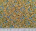 Шифон креповый осенние цветы, горчица с голубым - фото 4 - интернет-магазин tkani-atlas.com.ua