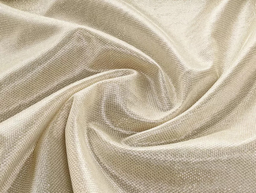 Трикотаж диско луска уцінка (текстильний недолік), біле золото - фото 1 - інтернет-магазин tkani-atlas.com.ua