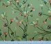 Шелк сатин цветочное плетение, оливковый - фото 4 - интернет-магазин tkani-atlas.com.ua