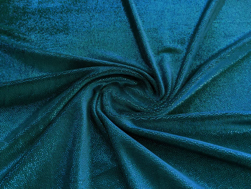 Плюшевий оксамит з напиленням, блакитна бірюза - фото 1 - інтернет-магазин tkani-atlas.com.ua