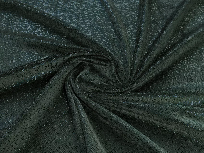 Плюшевий оксамит з напиленням, хакі - фото 1 - інтернет-магазин tkani-atlas.com.ua