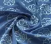 Коттон Бальпо цветочная нежность, джинсовый - фото 2 - интернет-магазин tkani-atlas.com.ua