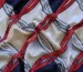 Трикотаж масло геометрические ремешки, темно-синий с красным - фото 2 - интернет-магазин tkani-atlas.com.ua