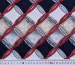 Трикотаж масло геометрические ремешки, темно-синий с красным - фото 3 - интернет-магазин tkani-atlas.com.ua