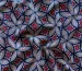 Софт геометрическая мозаика, бордовый с бежевым - фото 2 - интернет-магазин tkani-atlas.com.ua