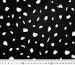 Твіл малюнок нерівномірні горошки, білі на чорному - фото 4 - інтернет-магазин tkani-atlas.com.ua