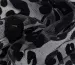 Сетка с флоком леопард, черный - фото 2 - интернет-магазин tkani-atlas.com.ua