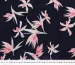 Дона креп цветочная нежность, розовый на темно-синем - фото 4 - интернет-магазин tkani-atlas.com.ua