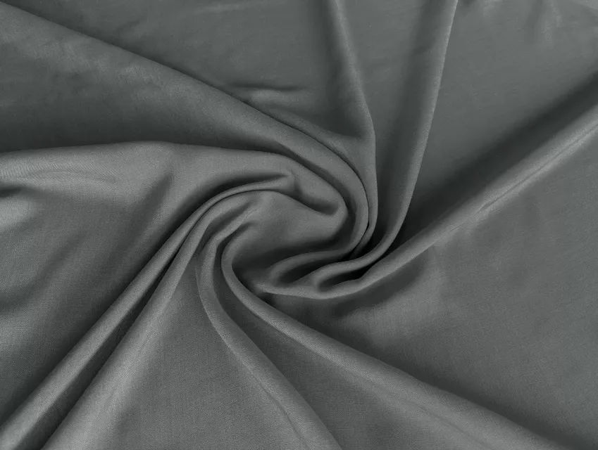 Штапель, графит - фото 1 - интернет-магазин tkani-atlas.com.ua