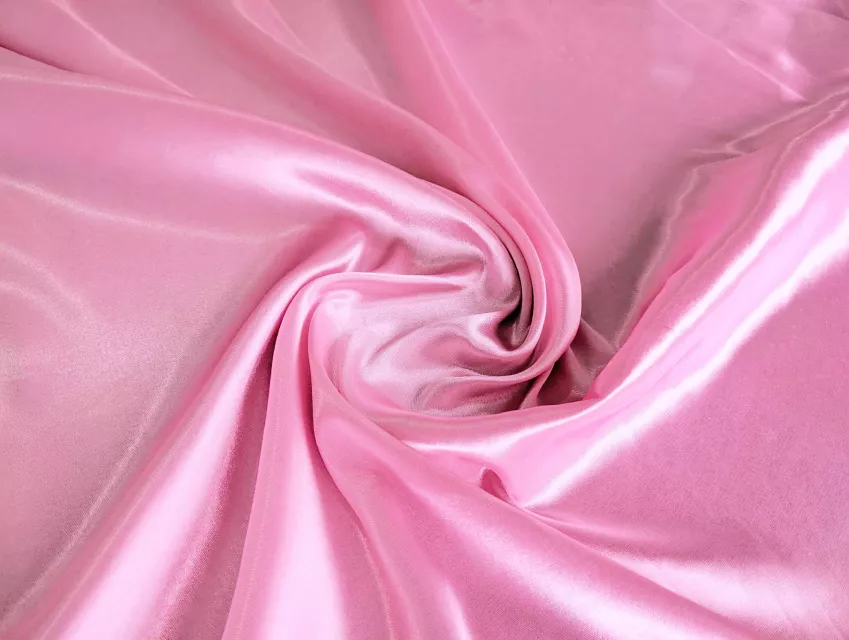 Атлас стрейч уценка (текстильный брак), нежно-розовый - фото 1 - интернет-магазин tkani-atlas.com.ua