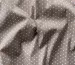 Стрейч поплин принт горошек 2 мм, белый на бежевом - фото 2 - интернет-магазин tkani-atlas.com.ua