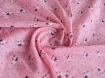 Тонкий коттон марлевка цветочный букет, розовый - интернет-магазин tkani-atlas.com.ua