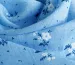 Тонкий котон марля квітковий букет, блакитний - фото 2 - інтернет-магазин tkani-atlas.com.ua