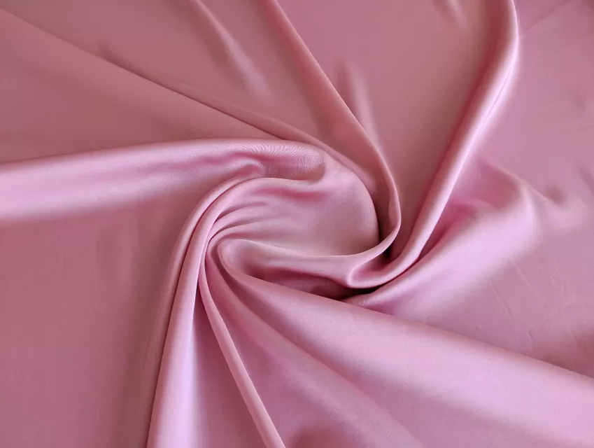 Шелк сатин, розовый - фото 1 - интернет-магазин tkani-atlas.com.ua