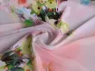Шифон цветочная композиция, нежно-розовый - интернет-магазин tkani-atlas.com.ua