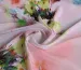 Шифон цветочная композиция, нежно-розовый - фото 1 - интернет-магазин tkani-atlas.com.ua
