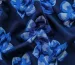 Парижанка вечерние цветы, электрик на синем - фото 4 - интернет-магазин tkani-atlas.com.ua