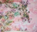 Шифон цветочная акварель, персиково-ментоловый - фото 3 - интернет-магазин tkani-atlas.com.ua