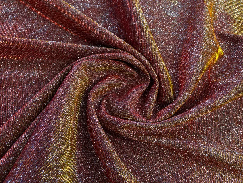 Трикотаж диско хамелеон, бронзовий із золотим - фото 1 - інтернет-магазин tkani-atlas.com.ua