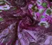Шифон микс орнаментов, фиолетовый - фото 1 - интернет-магазин tkani-atlas.com.ua