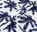 Лен с вискозой цветы, темно-синий на белом - фото 1 - интернет-магазин tkani-atlas.com.ua