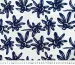 Льон з віскозою квіти, темно-синій на білому - фото 3 - інтернет-магазин tkani-atlas.com.ua