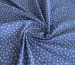 Коттон рубашечный мелкие цветочки, джинсовый - фото 1 - интернет-магазин tkani-atlas.com.ua