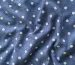 Коттон рубашечный горошек 7 мм, джинсовый - фото 3 - интернет-магазин tkani-atlas.com.ua