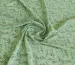 Шифон креповый ландыши, оливково-салатовый - фото 1 - интернет-магазин tkani-atlas.com.ua