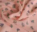 Шифон креповый полевые цветы, персиковый - фото 3 - интернет-магазин tkani-atlas.com.ua