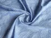 Штапель нейлон листики, небесно-голубой - интернет-магазин tkani-atlas.com.ua