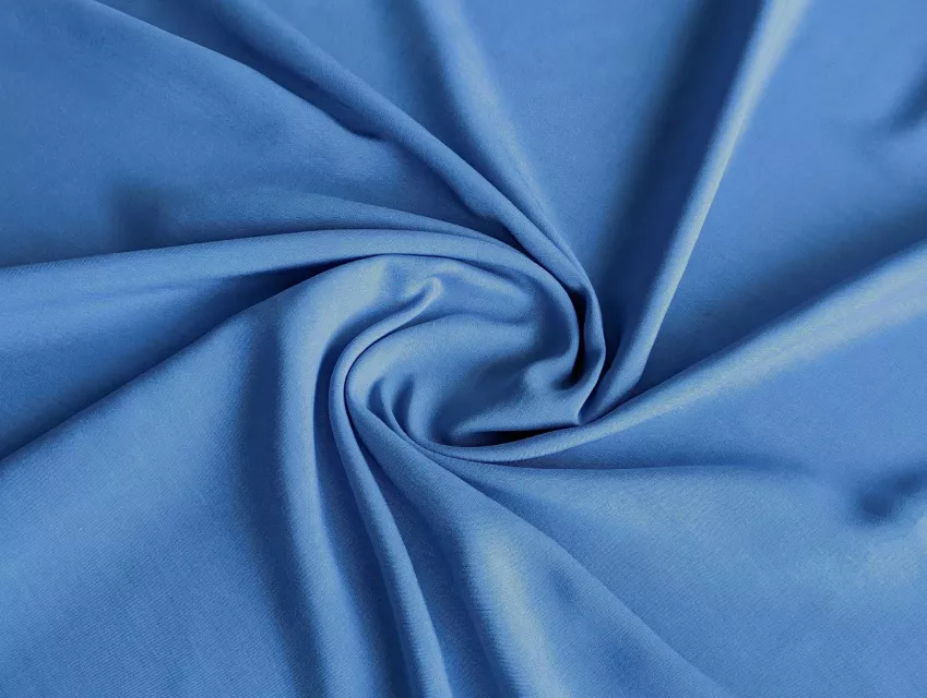 Штапель щільний, блакитний джинсовий - фото 1 - інтернет-магазин tkani-atlas.com.ua