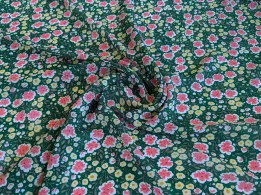 Шифон креповий польова композиція, бутилка - інтернет-магазин tkani-atlas.com.ua