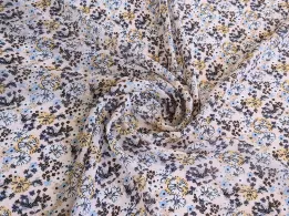 Шифон креповий літній прованс, пудровий - інтернет-магазин tkani-atlas.com.ua