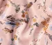 Шифон креповый цветочный прованс, пудренный персиковый - фото 4 - интернет-магазин tkani-atlas.com.ua