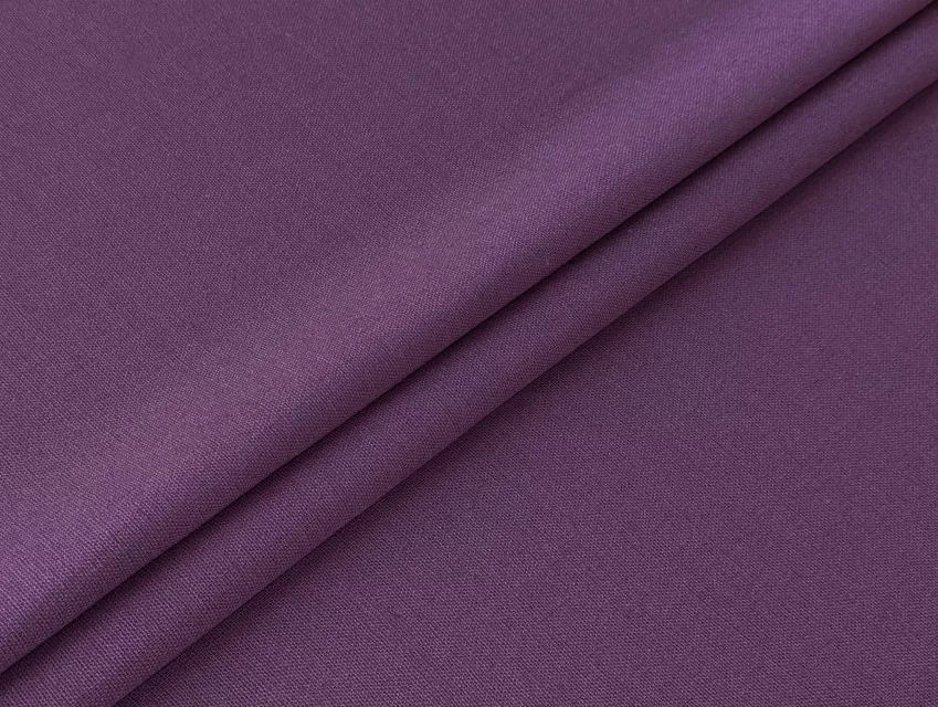 Льон віскоза 55/45, темний бузковий - фото 1 - інтернет-магазин tkani-atlas.com.ua