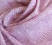 Коттон марлевка с лакрой цветочки на полоске, сиреневий с белым - фото 2 - интернет-магазин tkani-atlas.com.ua