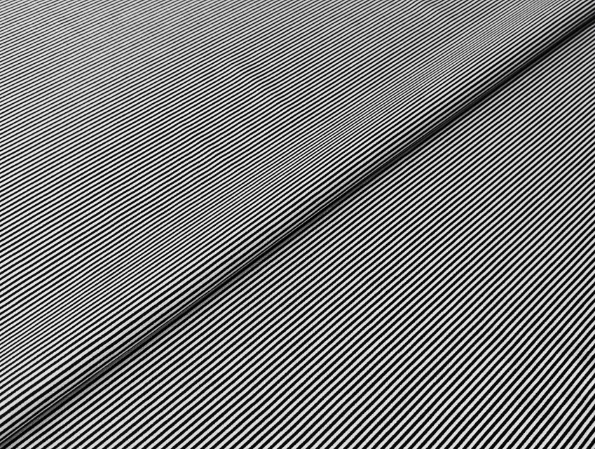 Софт принт смужка 1 мм, чорно-білий - фото 1 - інтернет-магазин tkani-atlas.com.ua