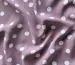 Штапель неравномерные горошки 10 мм, лиловый - фото 3 - интернет-магазин tkani-atlas.com.ua