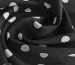 Штапель неравномерные горошки 10 мм, черный - фото 2 - интернет-магазин tkani-atlas.com.ua