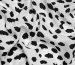 Штапель шелковистый леопард, черный на белом - фото 3 - интернет-магазин tkani-atlas.com.ua