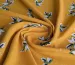 Льон з віскозою листяний дует, гірчиця - фото 2 - інтернет-магазин tkani-atlas.com.ua