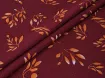 Льон з віскозою гілочки, бордовий - інтернет-магазин tkani-atlas.com.ua