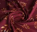 Льон з віскозою гілочки, бордовий - фото 2 - інтернет-магазин tkani-atlas.com.ua